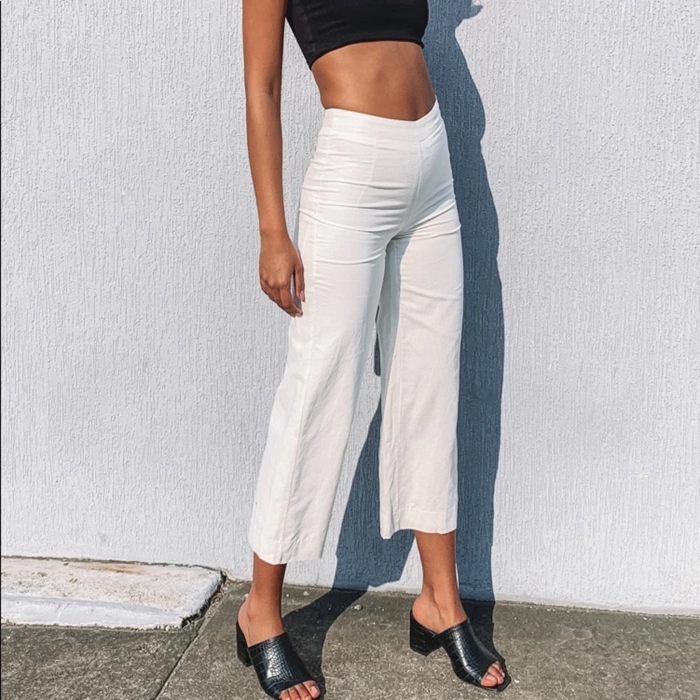 BRAND NEW White Linen Pants